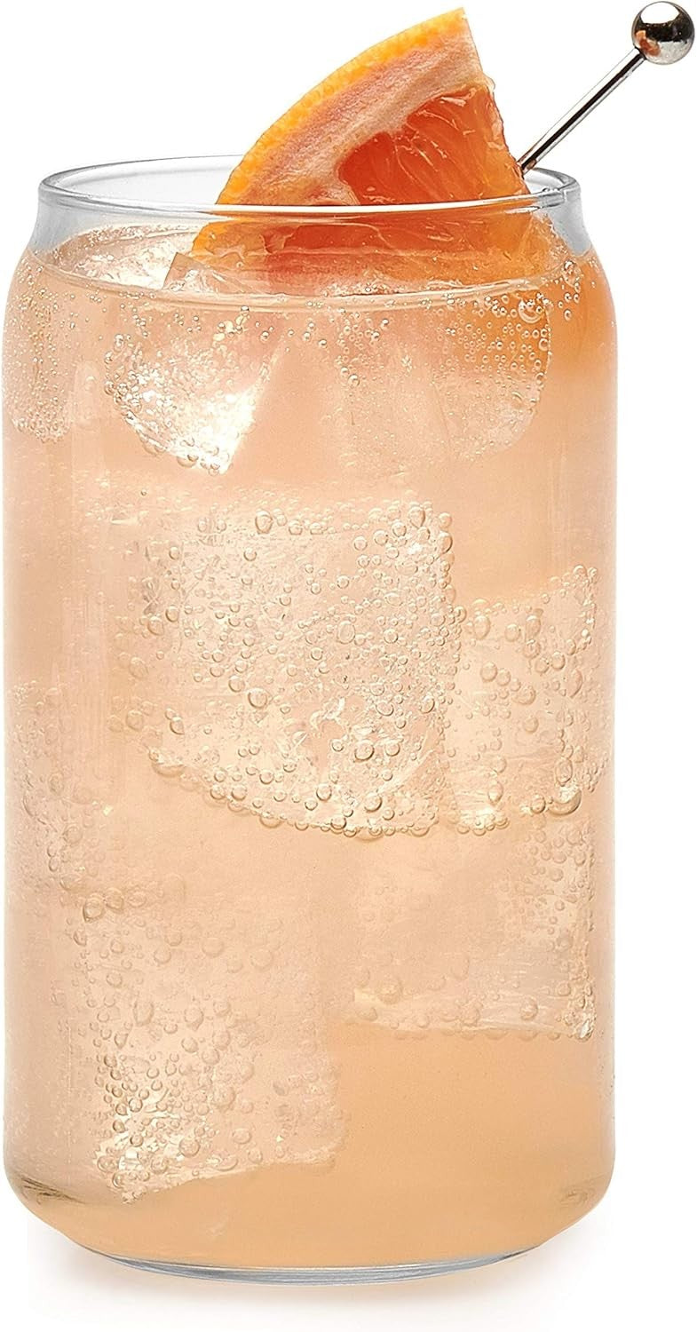 Libbey Classic 16-Ounce Tumbler Glasses Set of 4 Clear Drinkware