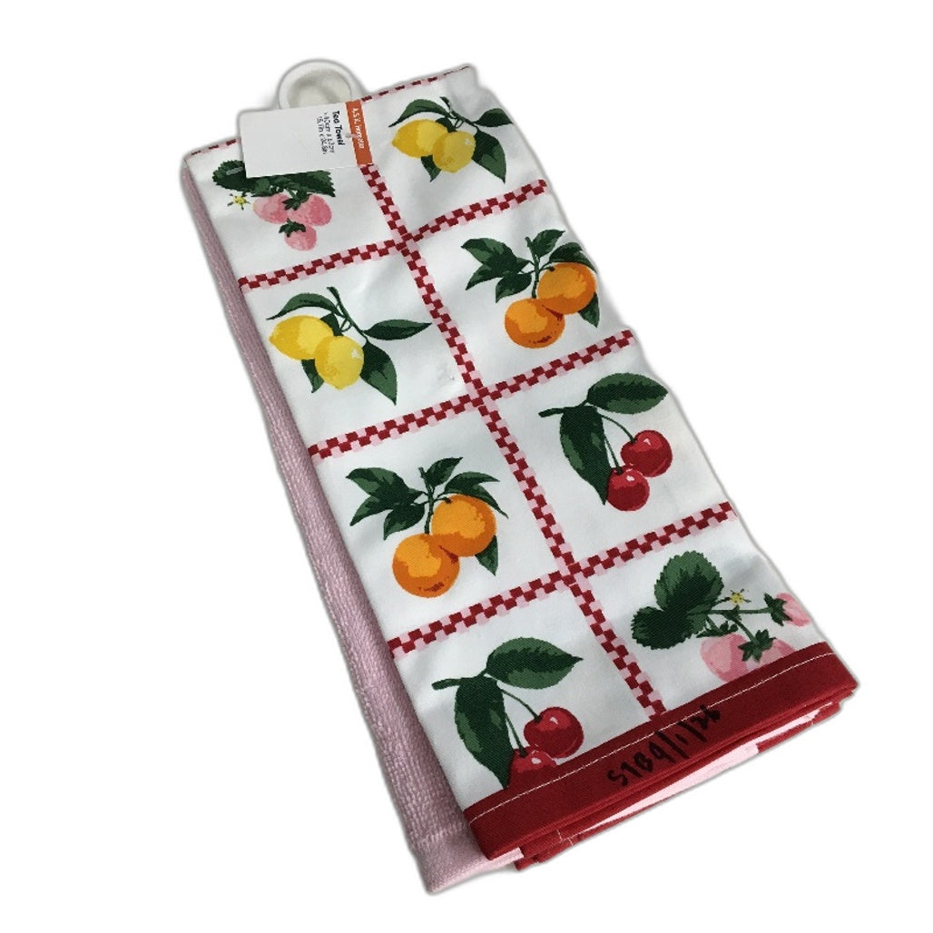 Fruit Salad Themed Drink Bottle, Lunch Bag, Ceramic Mug & 3 Tea Towel Set NEW
