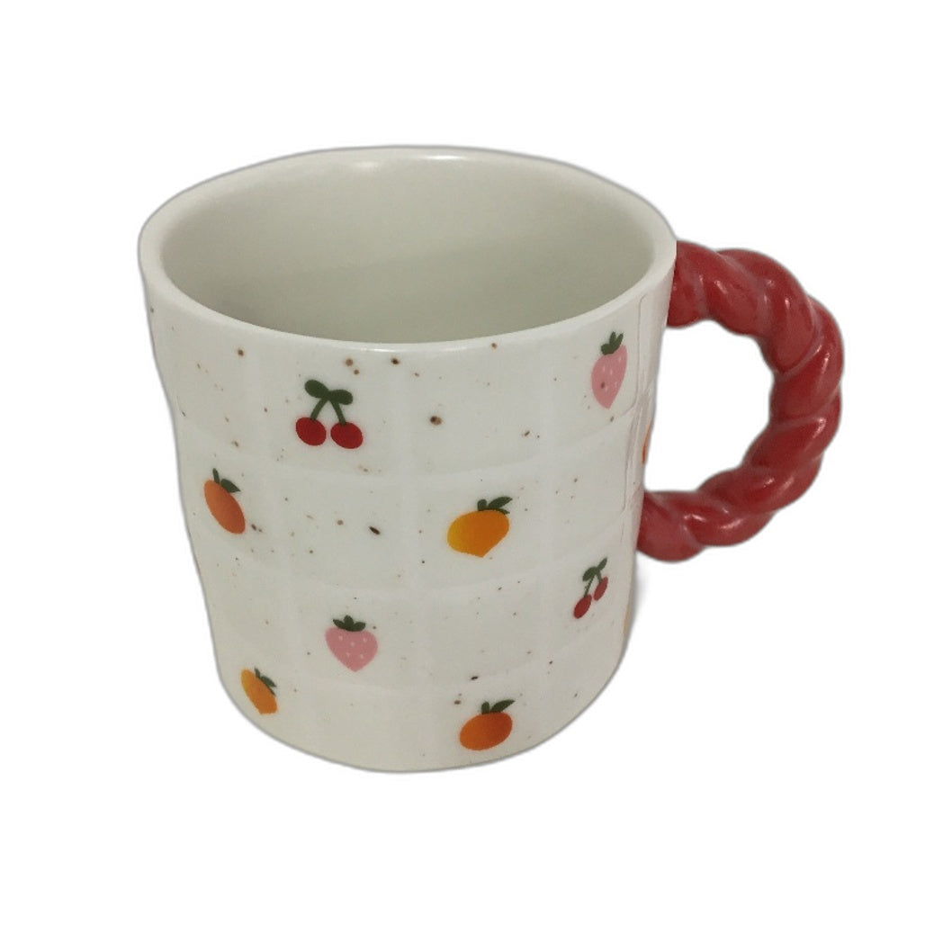 Fruit Salad Themed Drink Bottle, Lunch Bag, Ceramic Mug & 3 Tea Towel Set NEW