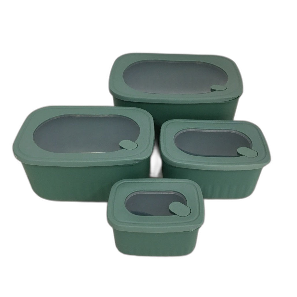 Freezer Microwave Dishwasher Safe Green Nested Food Storage Sets 12 Piece NEW