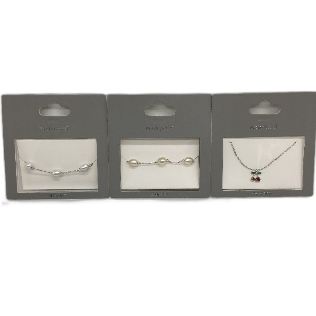 BULK PACK 10 Packets Waterproof Stainless Steel Silver Assorted Jewellery NEW