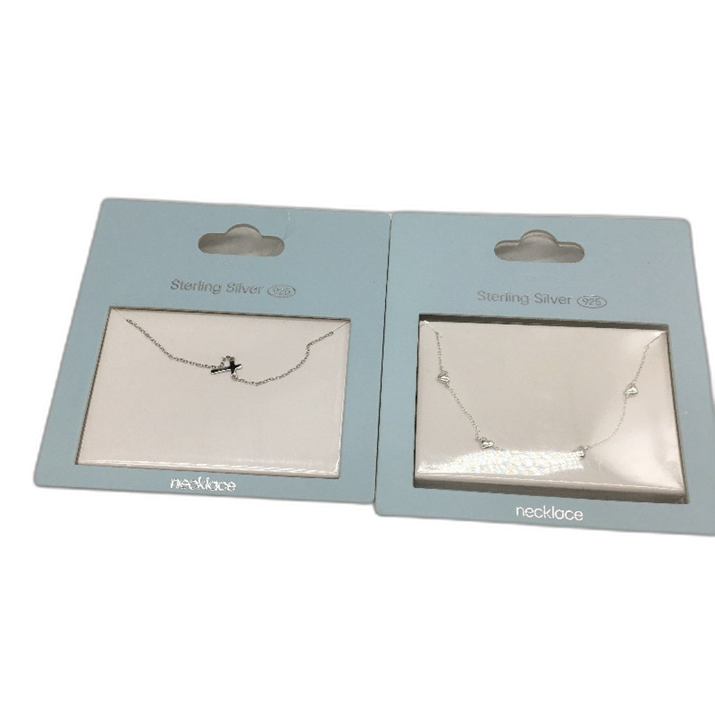 BULK PACK 8 Piece Necklace & Bracelet Sterling Silver 925 Jewellery Pack NEW