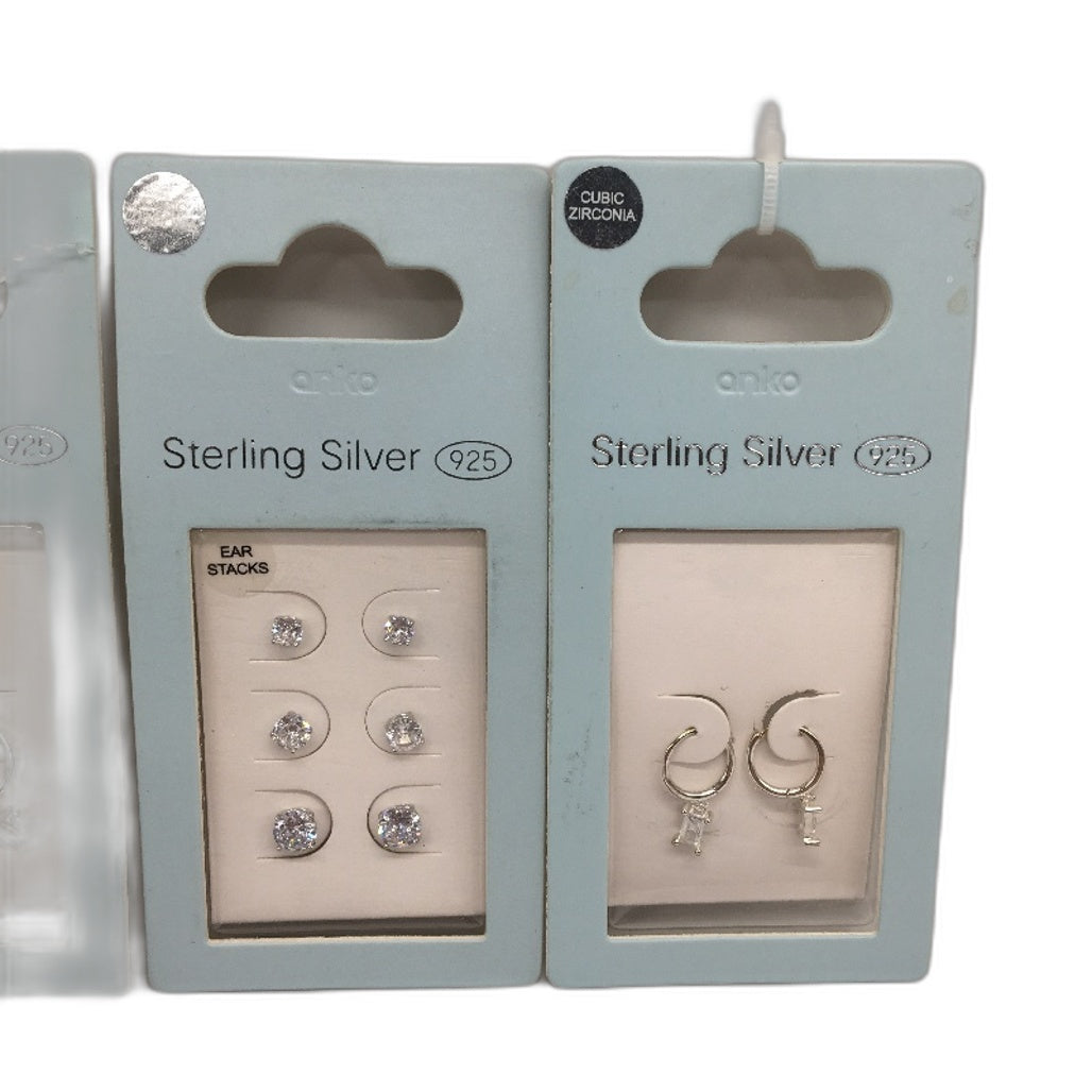 BULK PACK 8Pce Sterling Silver 925 Earring & Surgical Steel Body Jewellery NEW