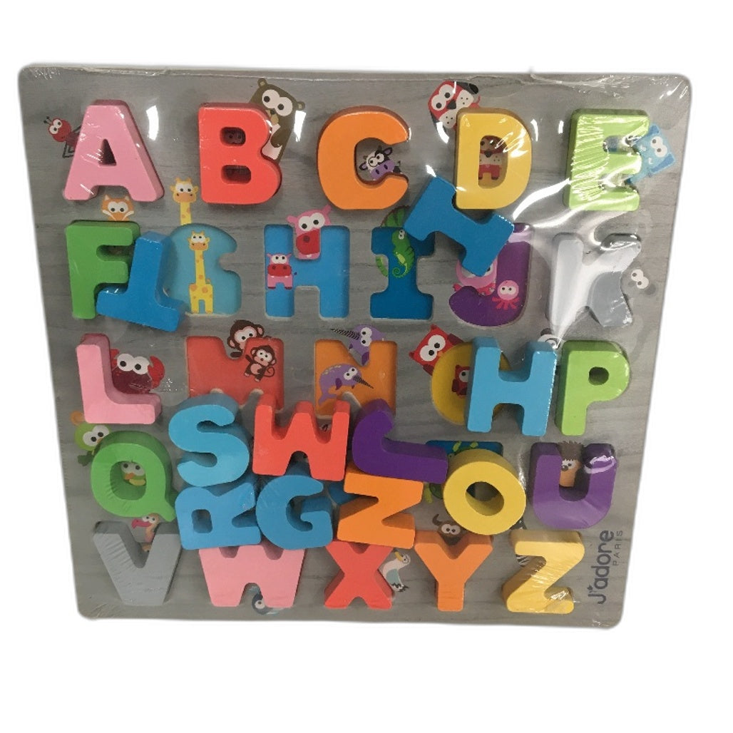 Early Learning Free Play Animal & ABCs Wooden Puzzles x 3 Sealed Packs NEW