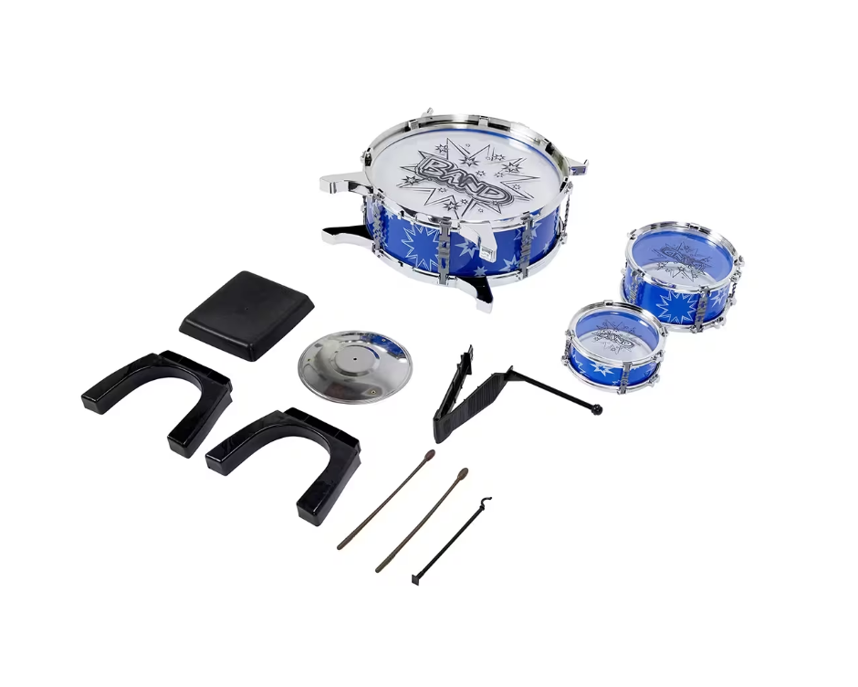 Musical & Creative Skill Development 'My First' Play Drum Kit Ages 3+ NEW