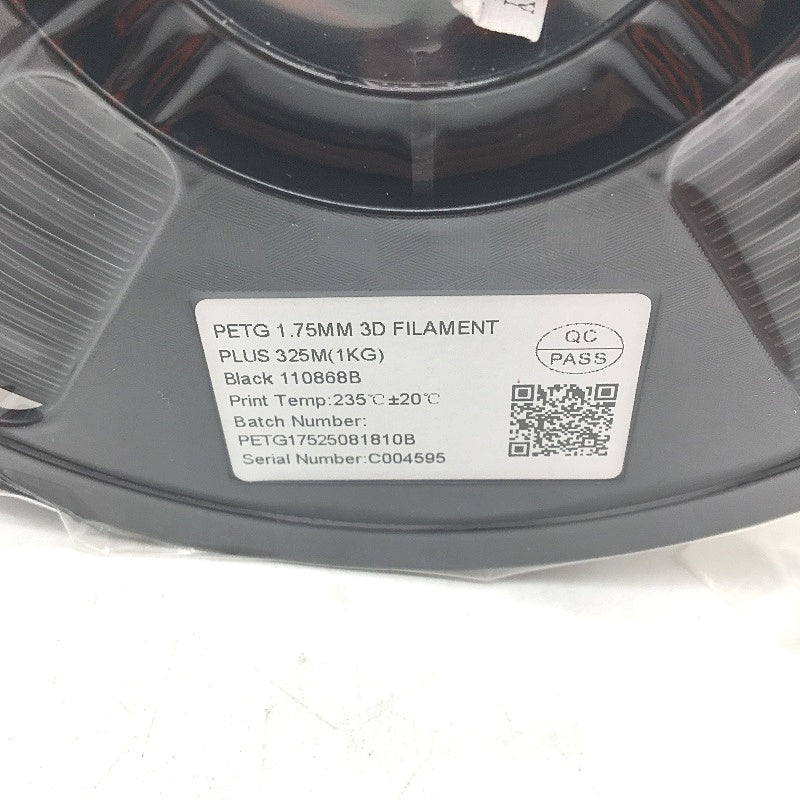 CC3D 1.75mm Black Plus 325M 1KG PETG 3D Printer Filament NEW