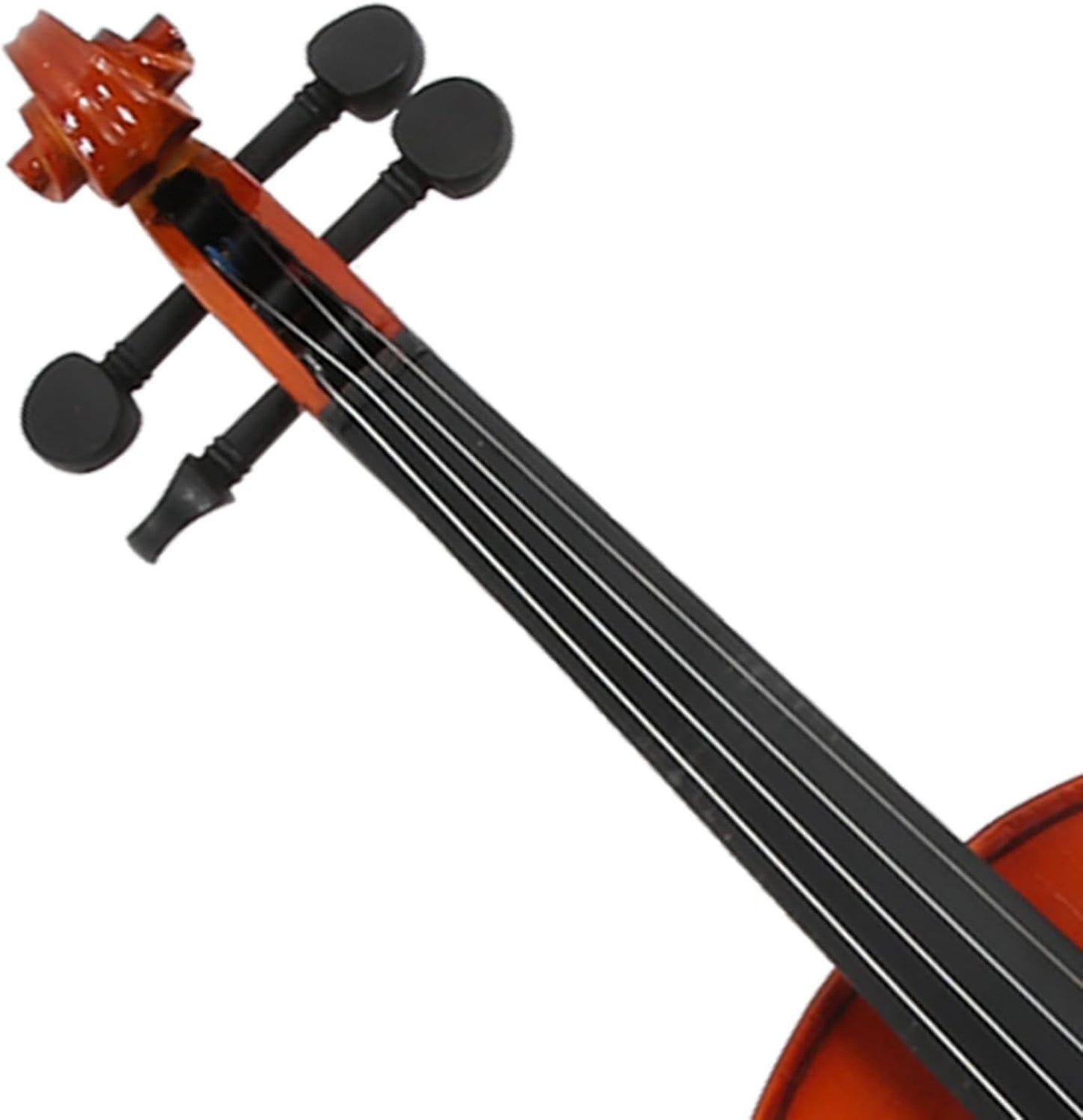 4/4 Full Size Violin Beginner Kit with Bow, Case & Rosin Wood Colour DEMO