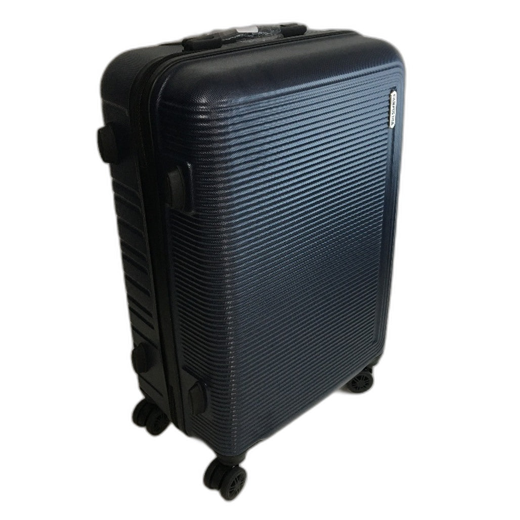 Syekcl Blue 24 Inch Hard Shell Suitcase Durable Lightweight Spinner Wheel NEW