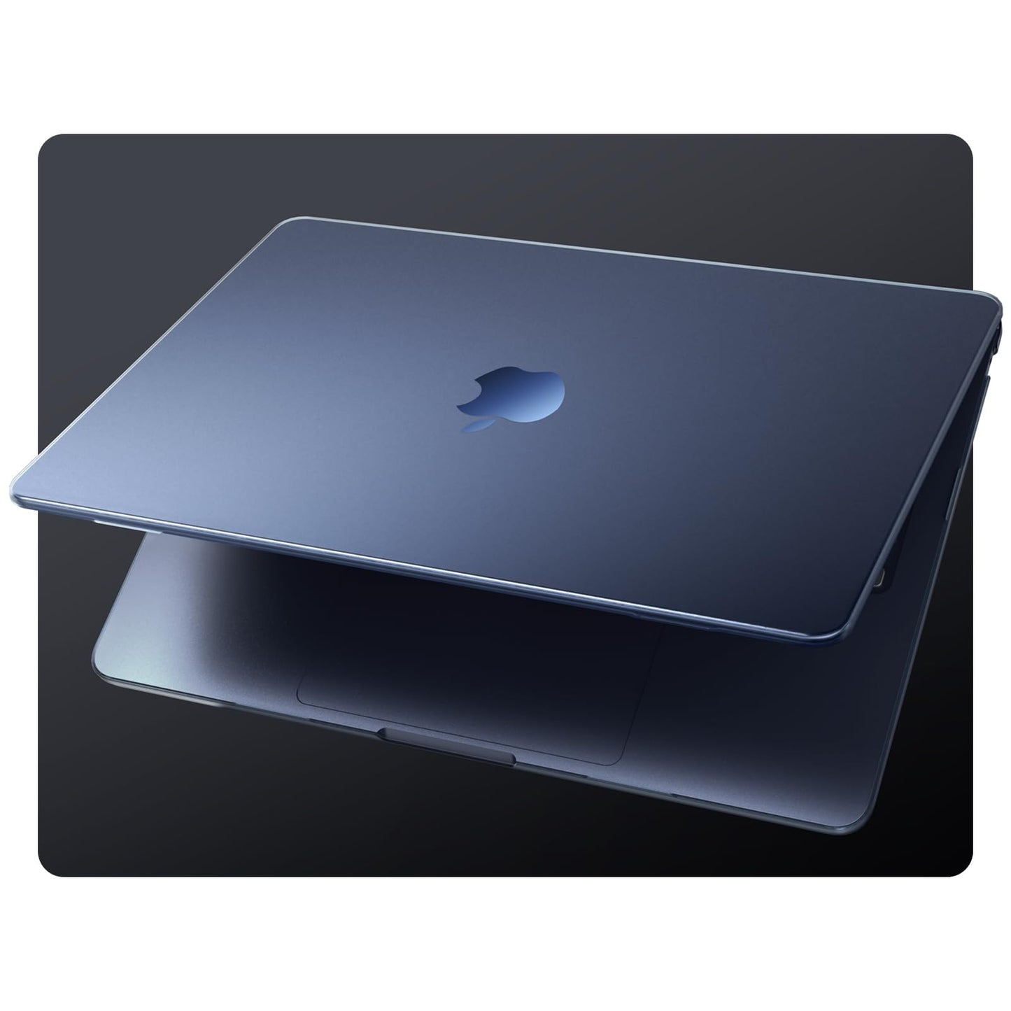EooCoo Ultra Thin Armor Case for MacBook Air 15 Inch Midnight Navy Clear NEW