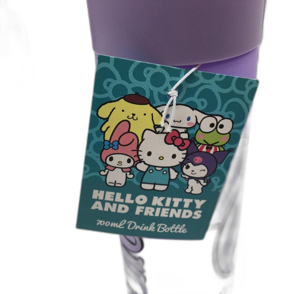 Sanrio Hello Kitty & Friends 2x Kuromi 946ml Metal & 700ml Drink Bottles NEW