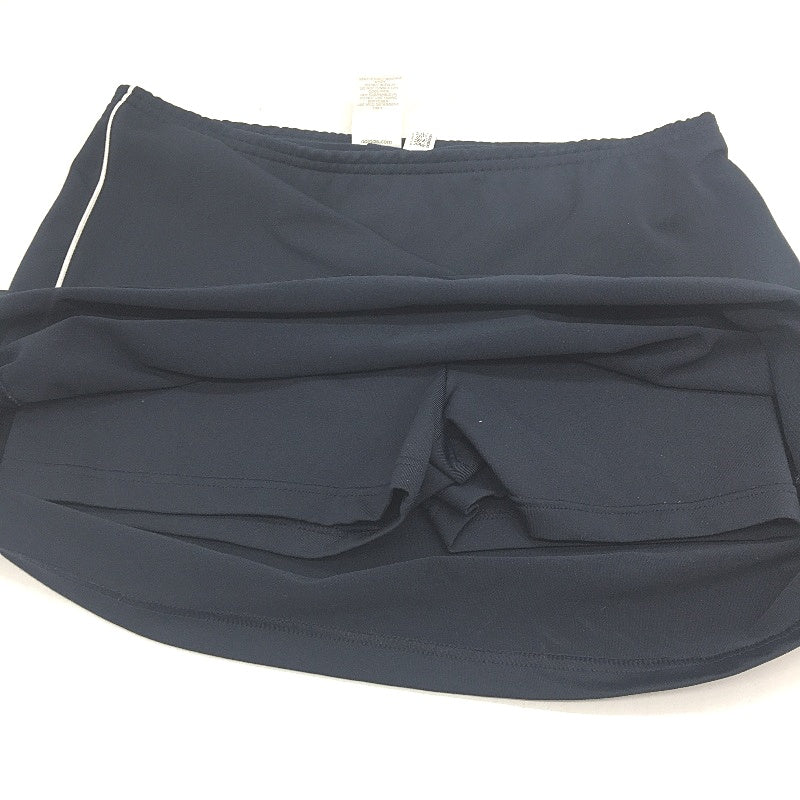 Adidas Navy Blue Tennis Skirt Over Shorts Activewear Skort Ladies Size 14