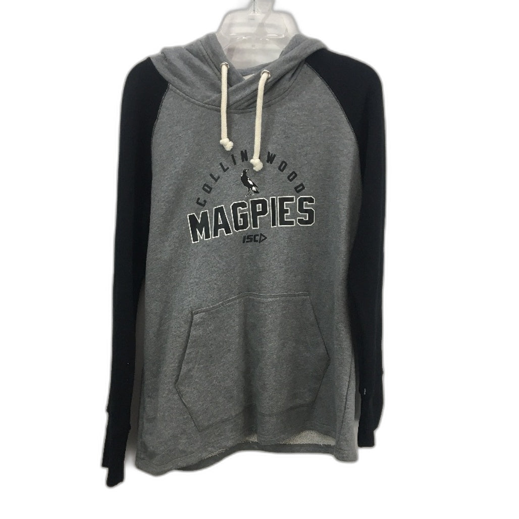 AFL Teamgear Colligwood Magpies Football Club Hooded Jumper YOUTH Size 14
