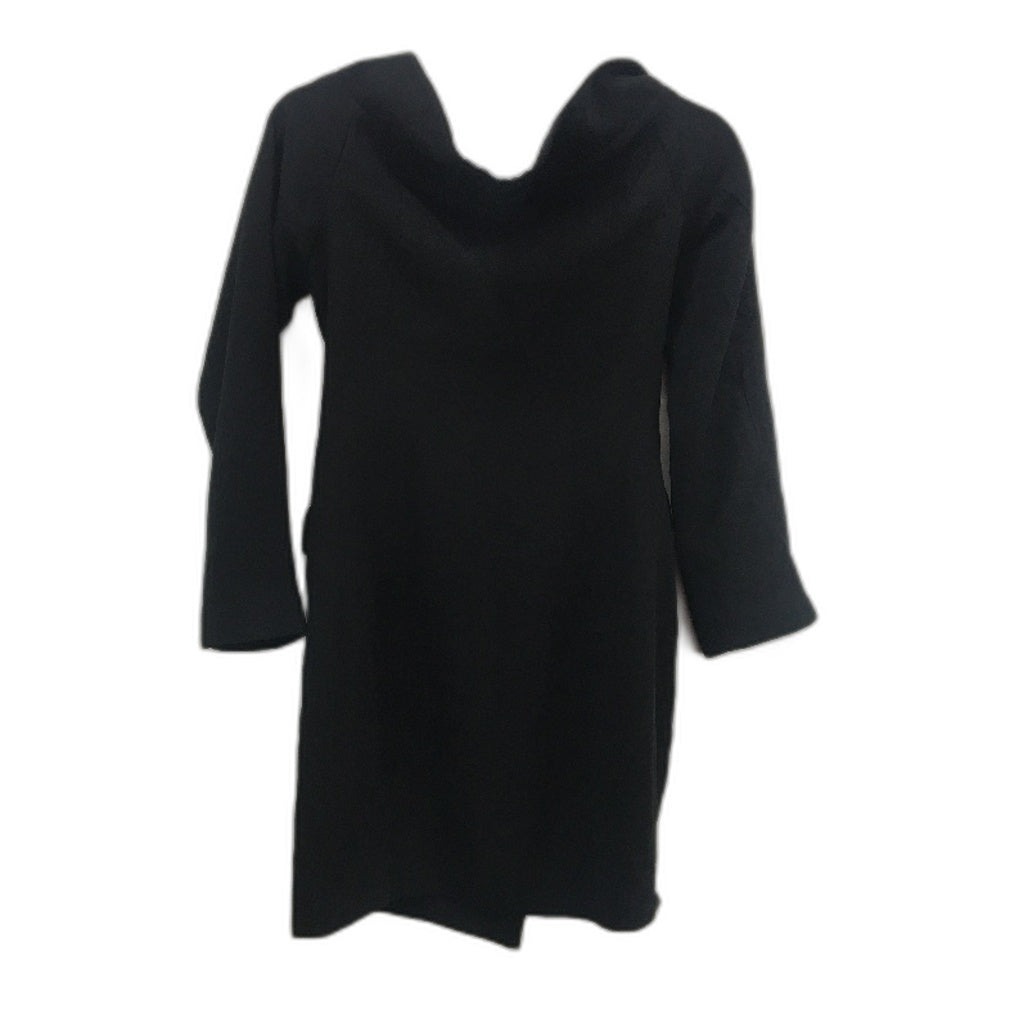 Bardot Blacl Long Sleeve Double Breasted Jacket Look Dress Ladies Size 6