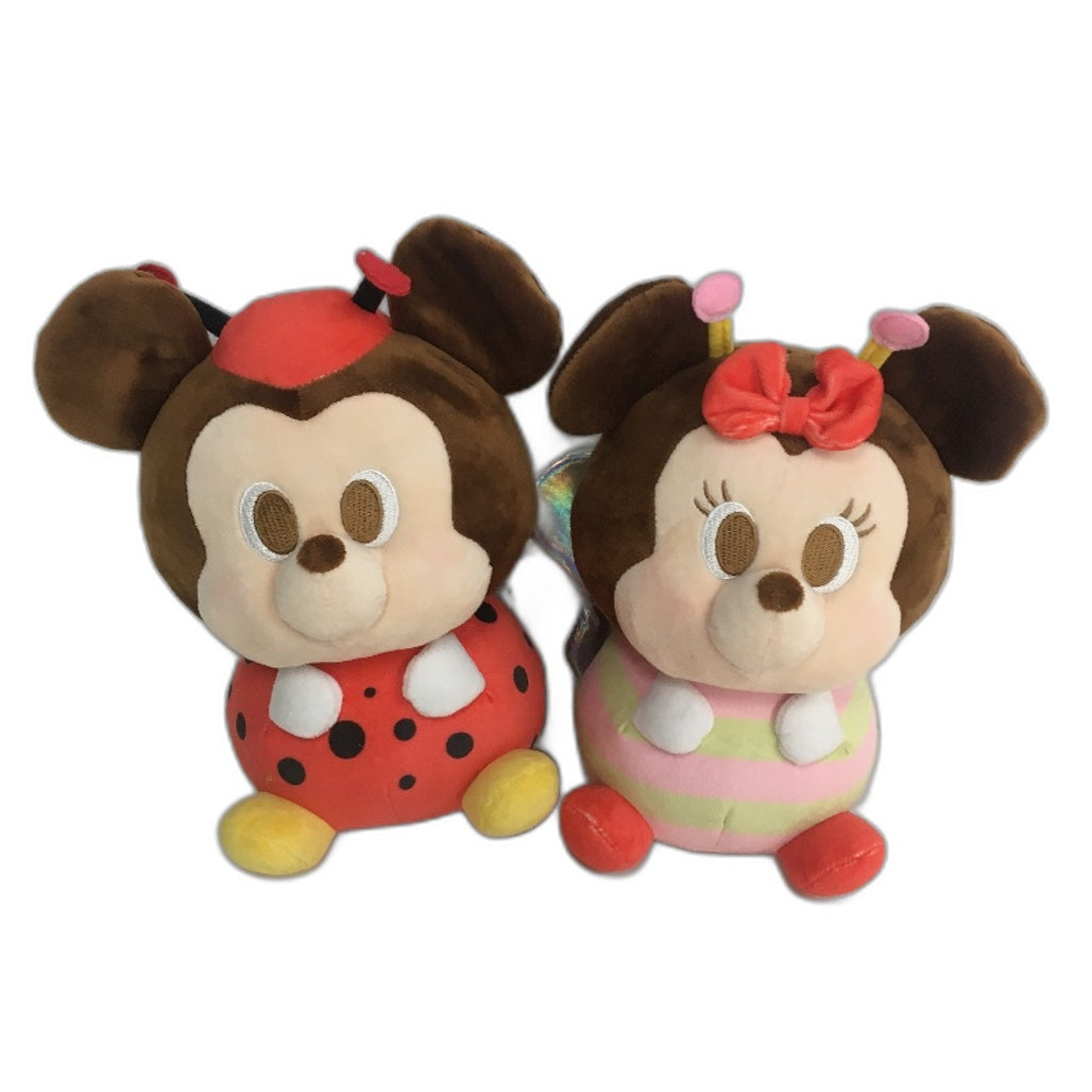 Disney Mickey Minnie Donald & Daisy Duck Butterfly Set Of 4 Plush Soft Toys NEW