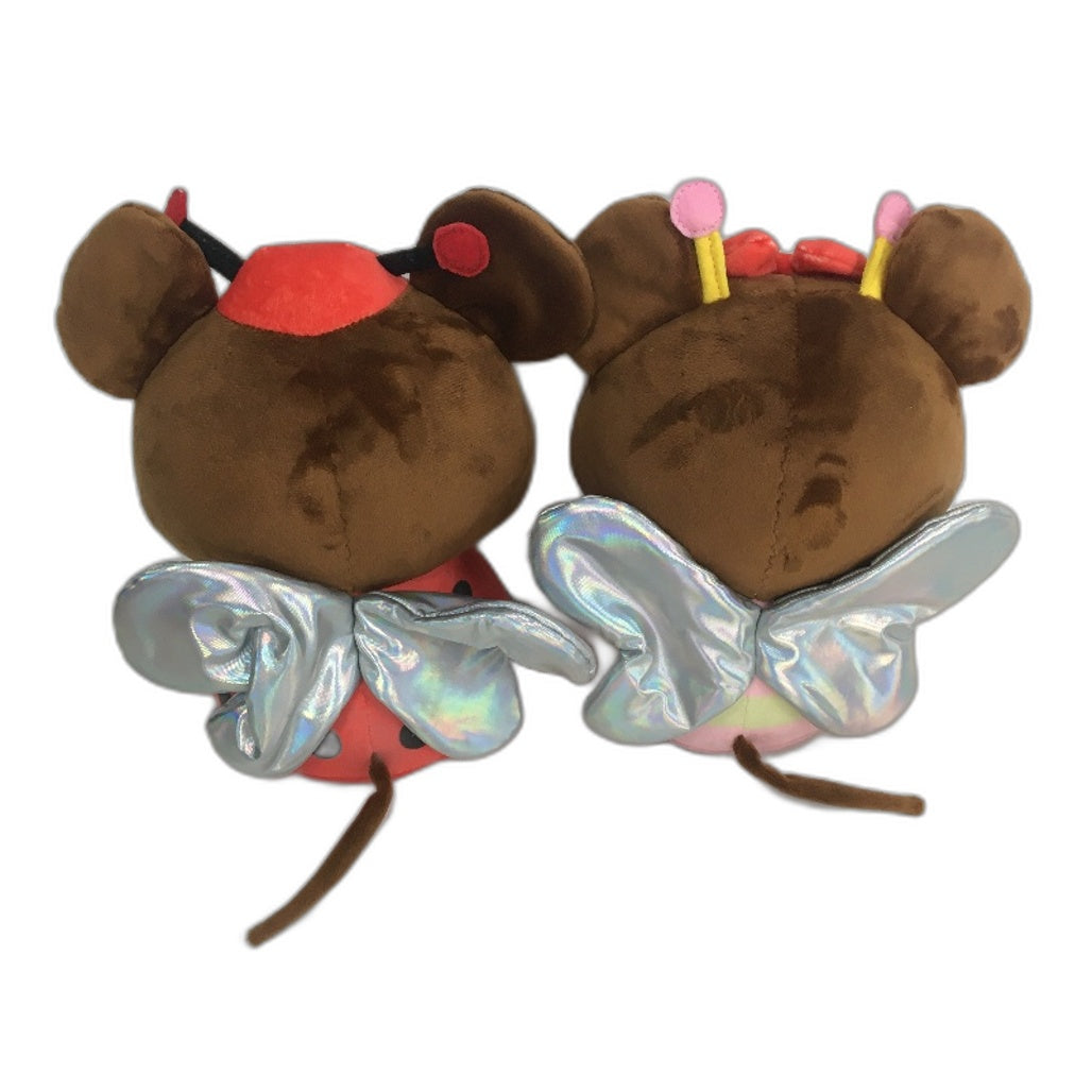 Disney Mickey Minnie Donald & Daisy Duck Butterfly Set Of 4 Plush Soft Toys NEW