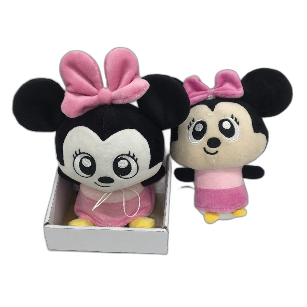 Disney Mickey & Minnie Mouse Set Of 4 Mini Plush Soft Toys NEW SAMPLES