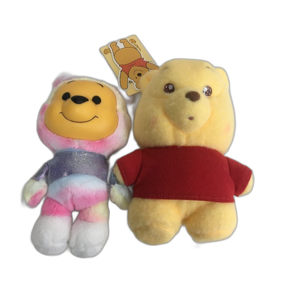 Disney Winnie The Pooh 4 Pack Pooh Bear Stuffed Toys Varios Sizes & Styles NEW
