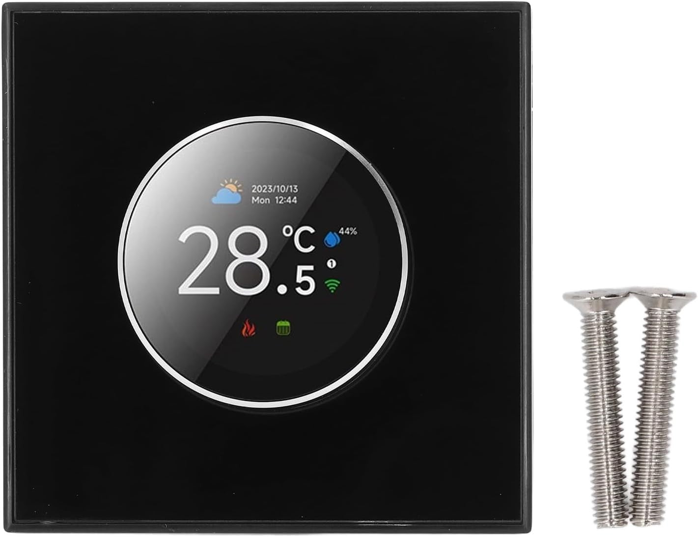 Smart Wi-Fi Two Way Knob Thermostat with Voice Control and TFT Screen NEW