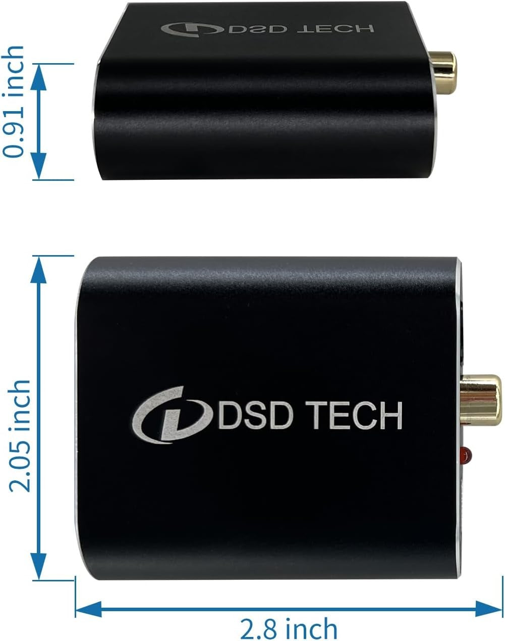 DSD TECH SH-AC01A Optical Audio Splitter 1 In 3 Out Coaxial TV Accessory NEW
