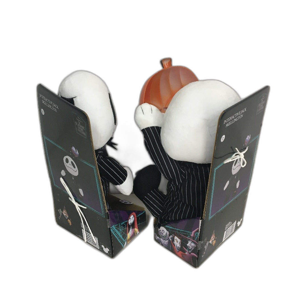 Nightmare Before Christmas Jack Skellington 2 x Interactive Noise Toys NEW