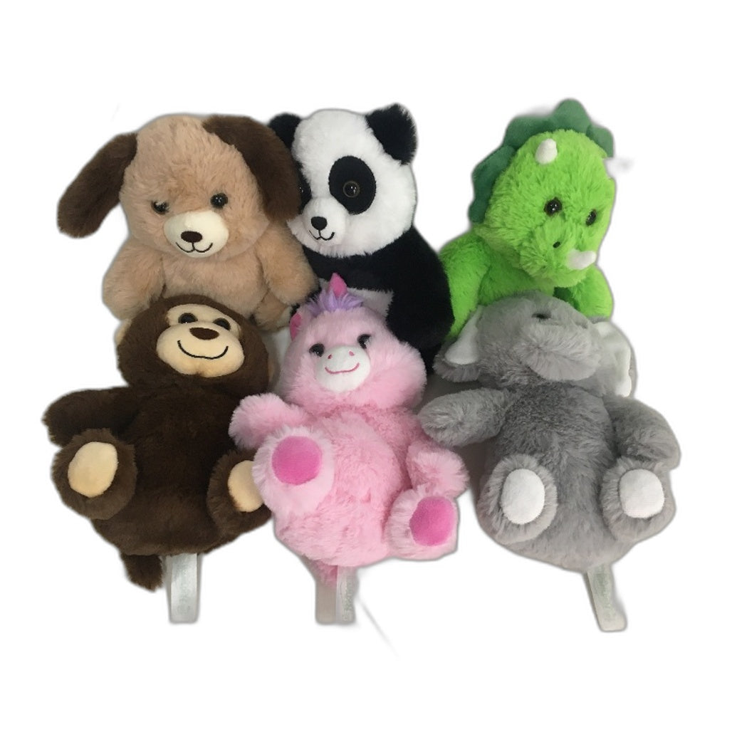 Target Soft & Plush 6 Piece Beanie Bum Sitting Assorted Animal Toys NEW