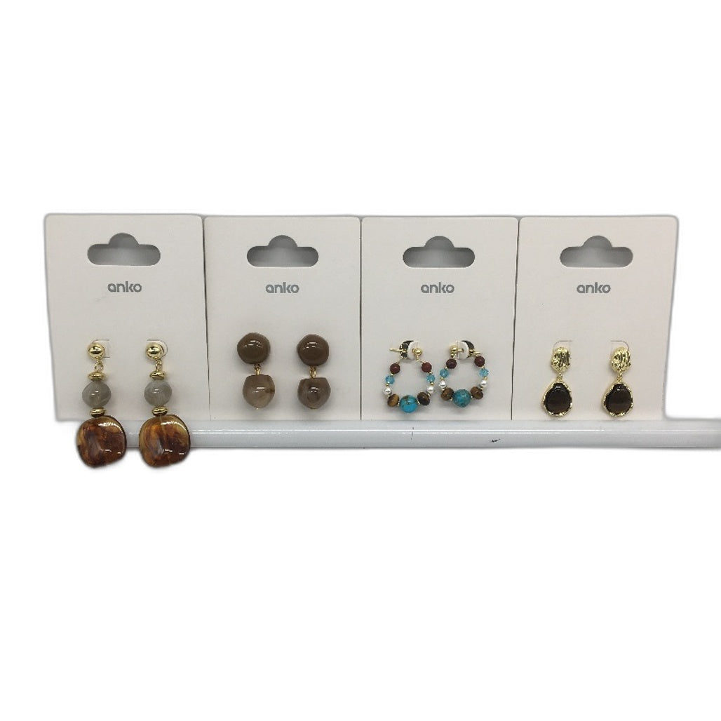 BULK LOT 14 Pce Earth Toned & Gold Plate Assorted Costume Fashion Jewellery NEW