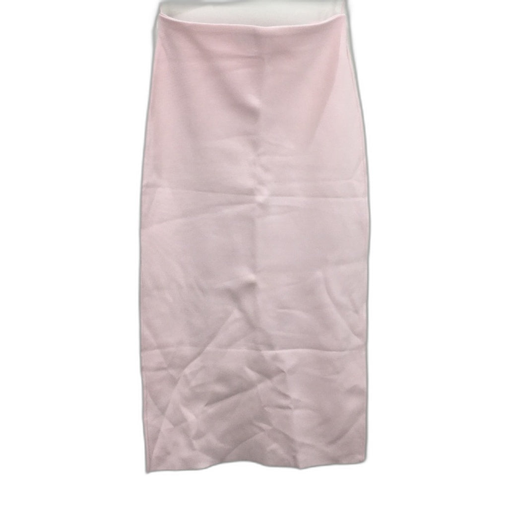 Portmans Giselle Milano Ice Pink High Waisted Split Skirt - Ladies Size Small - NEW