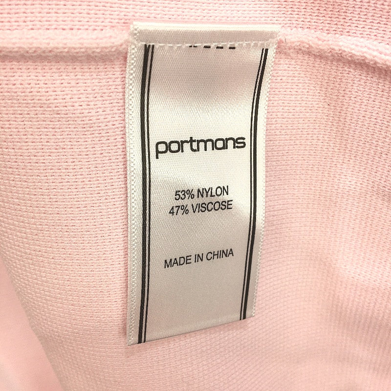 Portmans Giselle Milano Ice Pink High Waisted Split Skirt - Ladies Size Small - NEW