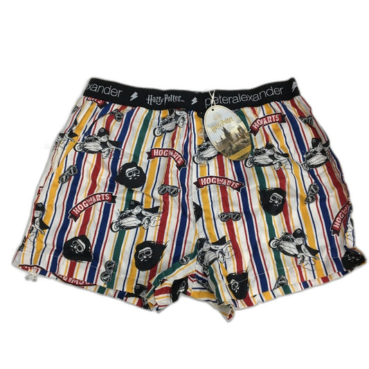 Peter Alexander Harry Potter Hagrid Hogwarts Houses Boxers Men's Cotton Size L NEW