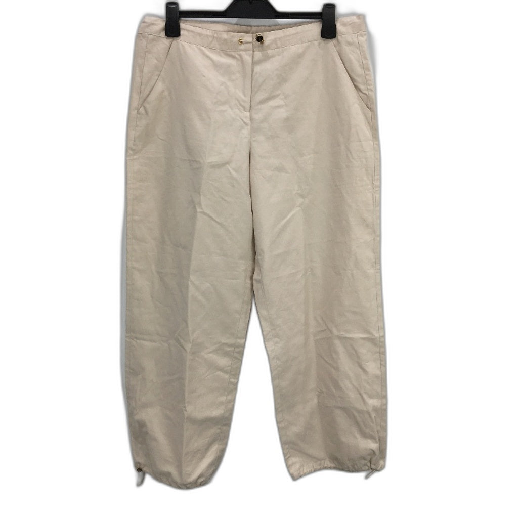 Alice in The Eve Nikita Clean Cream White Parachute Pants Ladies Size Large NEW