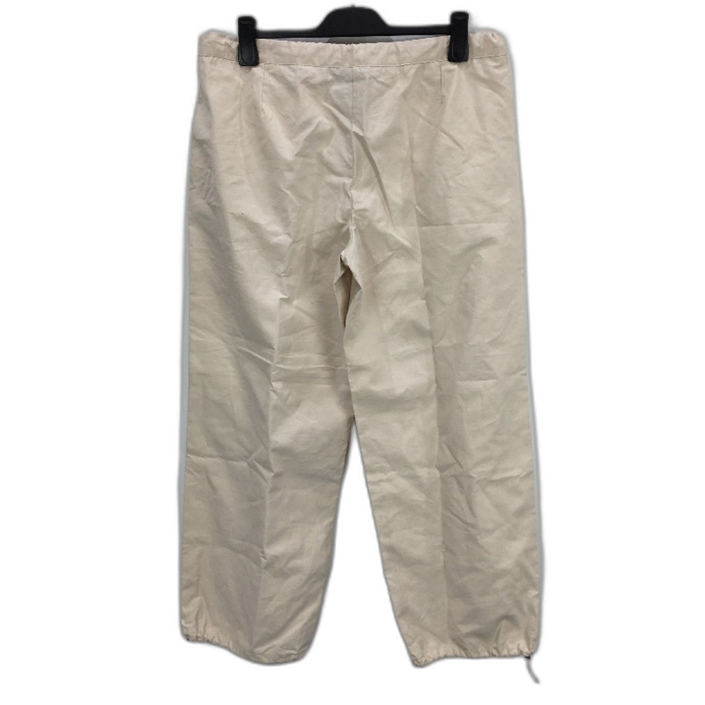 Alice in The Eve Nikita Clean Cream White Parachute Pants Ladies Size Large NEW