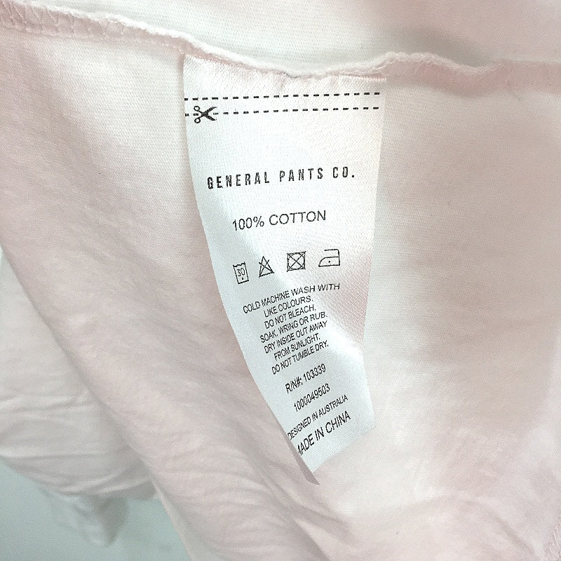 General Pants Co Cotton Original Long Sleeve White T-Shirt Men Size XXL NEW