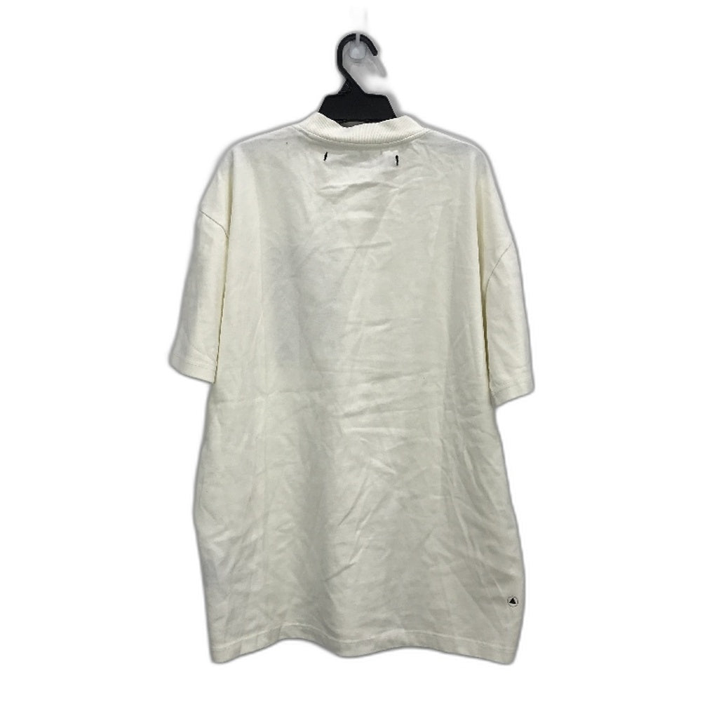 blacknoise whiterain 'Killie' White Cotton Short Sleeve Tshirt Unisex Size M