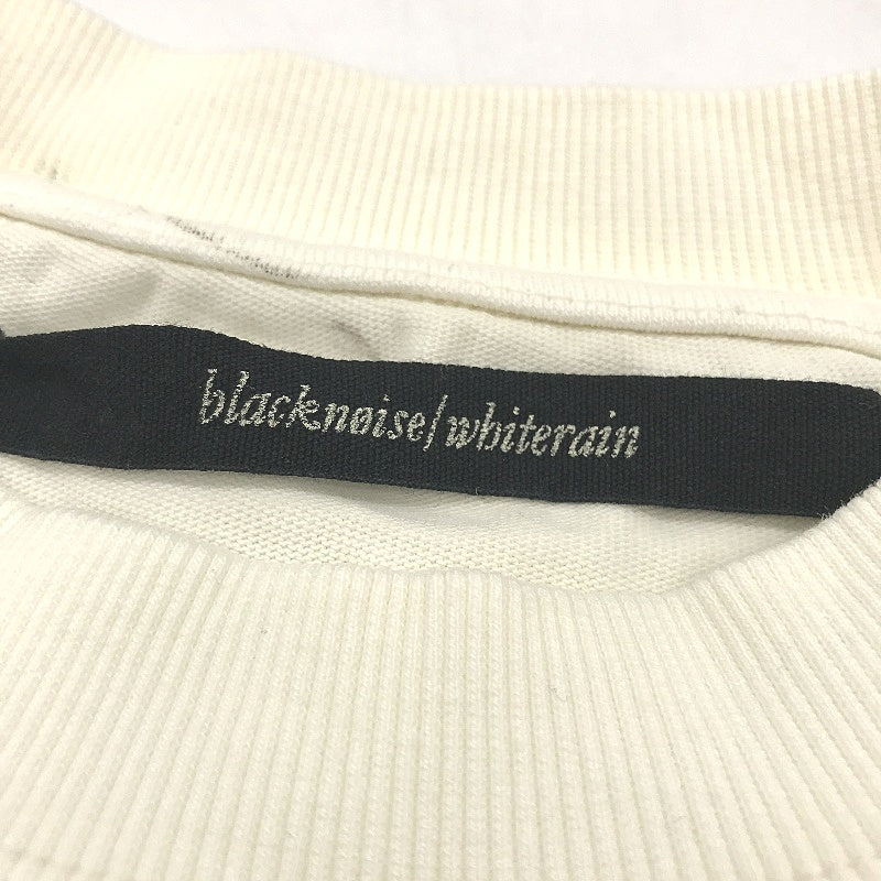 blacknoise whiterain 'Killie' White Cotton Short Sleeve Tshirt Unisex Size M