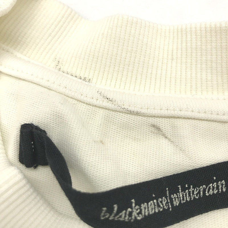 blacknoise whiterain 'Killie' White Cotton Short Sleeve Tshirt Unisex Size M