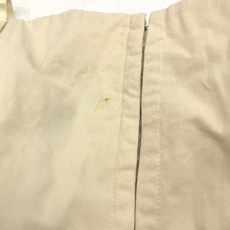 Lioness 'Honey Corset' Cotton Cream Hook Eye Bust Mini Dress Women Size L