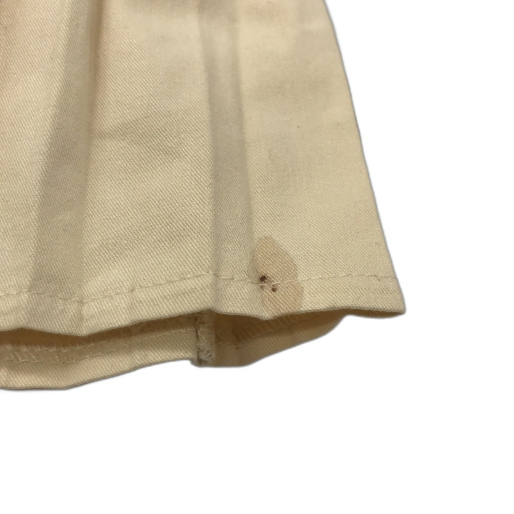 Lioness 'Honey Corset' Cotton Cream Hook Eye Bust Mini Dress Women Size L