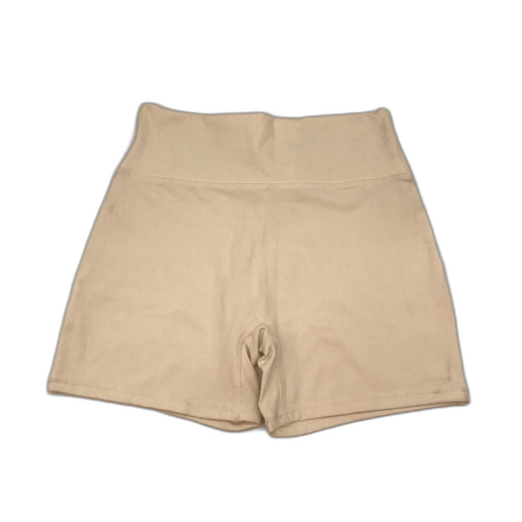 Subtitled Sports Club White Strechy Short Leggings Hot Shorts Women Size L NEW