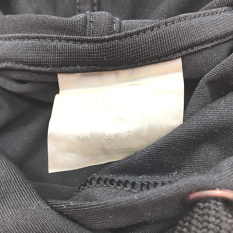 Puma Womens Green And Black Hoodie With Front Logo Print Size 12