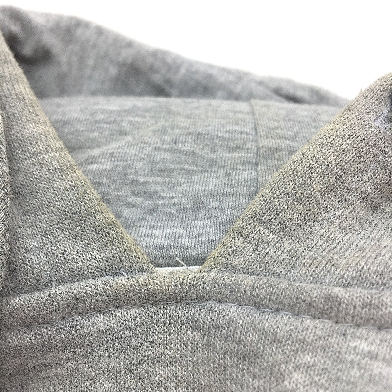 FILA Womens Cotton Grey Hoodie With Front Logo & Pockets Size 12