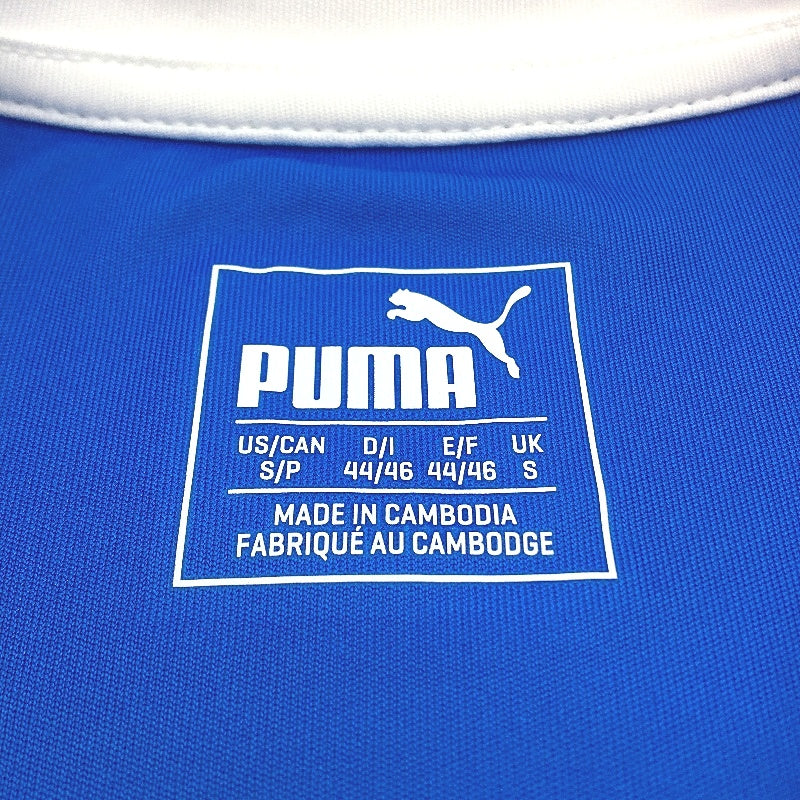Puma Male Blue & White Liga Jersey Sports Athletics Training Top  Size Small NEW