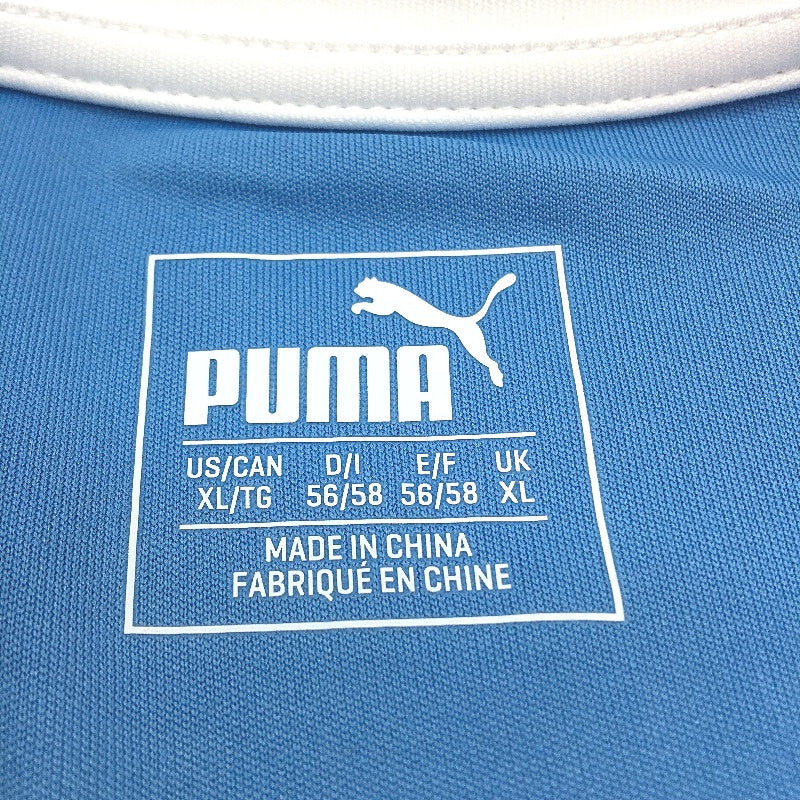 Puma Male Light Blue & White Liga Jersey Training Top With Drycell Size XL NEW