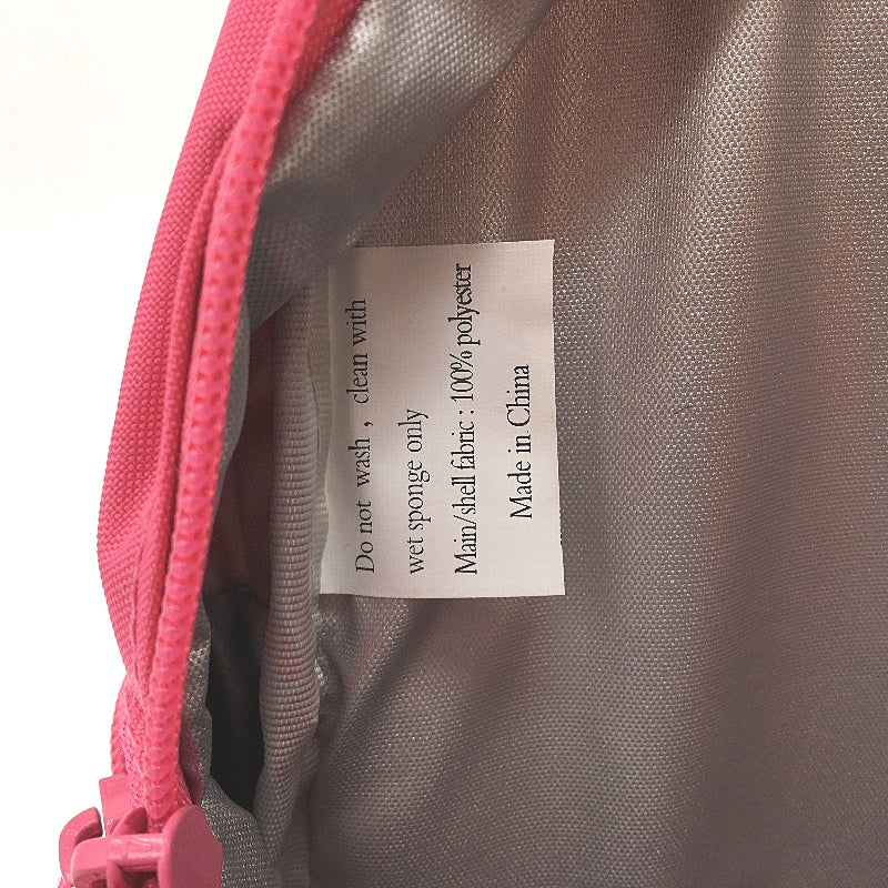 Identity Direct Pink Backpack Silver Detailing 1 Front Pocket & Side Compartment NEW