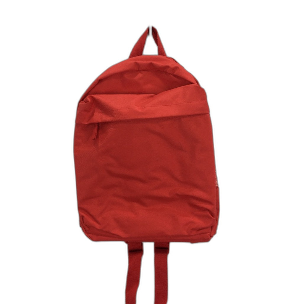Kids Red Backpack With 1 Front Pocket & Side Compartment NEW