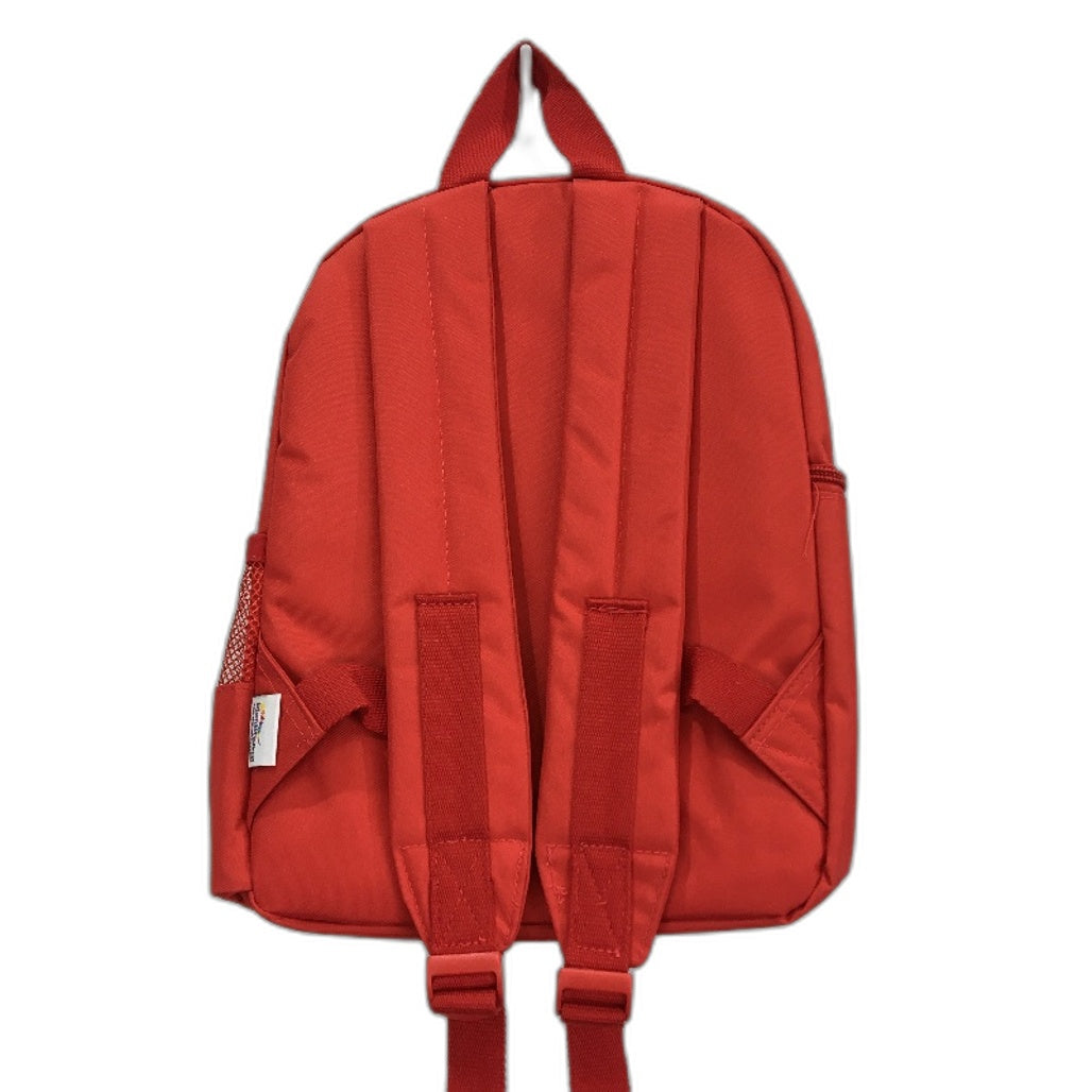 Kids Red Backpack With 1 Front Pocket & Side Compartment NEW