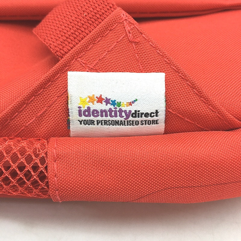 Kids Red Backpack With 1 Front Pocket & Side Compartment NEW