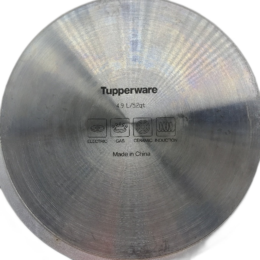 Tupperware 4.9L Dutch Oven Non Stick Coating Oven Safe Encapsulated Base