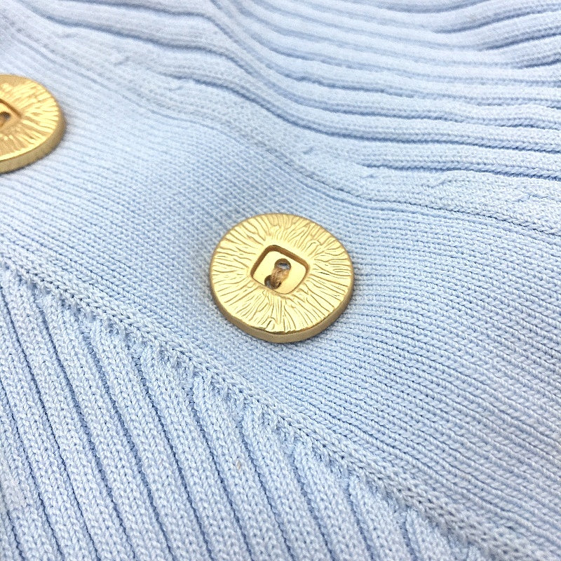 Portmans Sophie Pleated Cloudy Blue Shortsleeve Midi Dress Ladies Size Large NEW