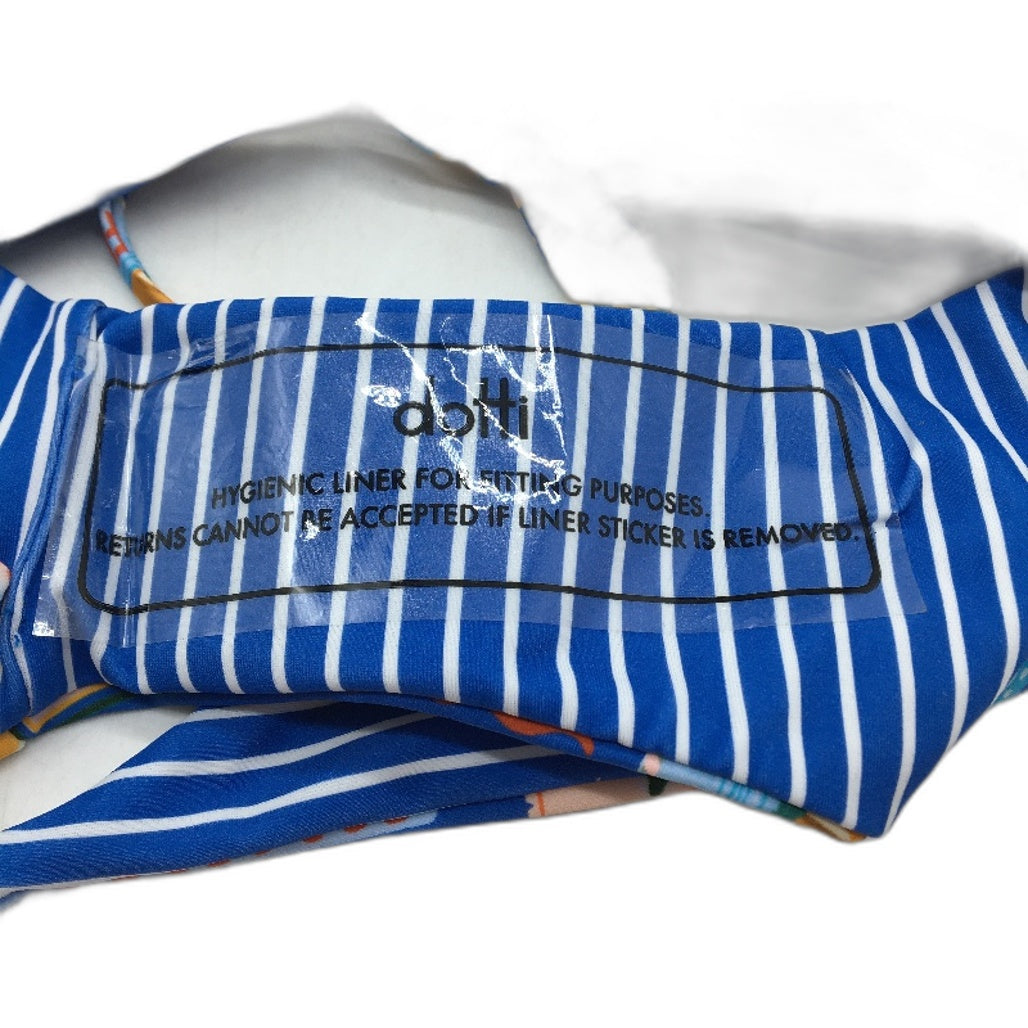 Dotti Azure Blue Santorini Postcard Swim Bikini Bottom Ladies Size Medium NEW