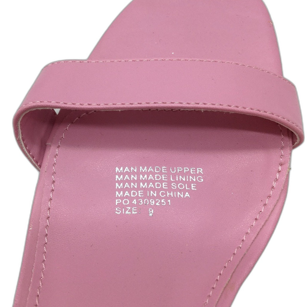 Tokito Florence Pink Buckled Heeled Strappy Sandal Ladies Size 9  SAMPLE NEW